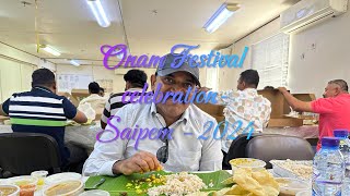 Onam festival celebration saipem project Marjan [upl. by Winthorpe]