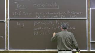 Statistical Mechanics  lecture 1 Introduction and Probability remarks [upl. by Akym635]