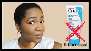 CERAVE SA SMOOTHING CREAM REVIEW  FOR ROUGH SKIN  tingling feeling [upl. by Auerbach138]