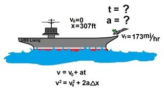 Physics 2  Motion In OneDimension 10 of 22 Example 3 [upl. by Nnanaej]