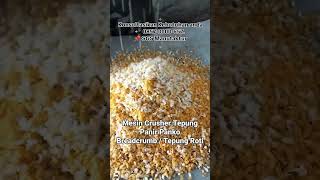 MESIN PRODUKSI EKSTRUDER TEPUNG ROTI PANIR PANKO BREADCRUMB PENGADUK TEPUNG ROTI CRUSHER PANIR [upl. by Eyram337]