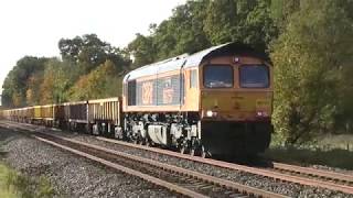 Crediton Engineering Trains Nr Westbury Ft 66757781780786  031119 [upl. by Kilgore508]