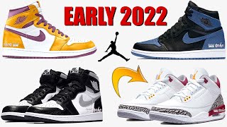 EARLY 2022 AIR JORDAN RELEASE INFO  NEW CARDINAL AJ3 COMING [upl. by Netnilc489]