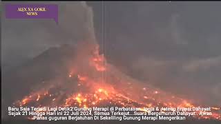 MERAPI MELEDAK NGERII MERAPI MELETUS LAGI 22 JULI 2024 AWAN PANAS MERAPI BERJATUHAN DIMANA quot [upl. by Ahtelat79]