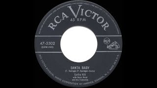 1953 HITS ARCHIVE Santa Baby  Eartha Kitt [upl. by Warde426]