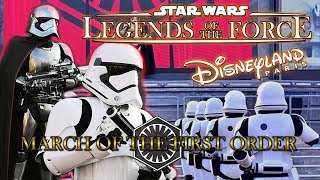 60FPS March Of The First Order  Legends Of The Force 2019  Disneyland Paris [upl. by Ylurt]