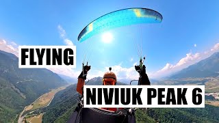 Niviuk Peak 6  END two liner paraglider  First impressions in thermic conditions [upl. by Hadias208]