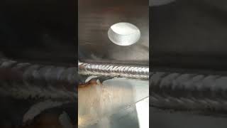 Mig welding aluminium fillet weld size 8 [upl. by Suitangi]