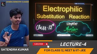 Class 12  Amine  electrophilic substitution reaction of Aniline chemistry neet2024 jee2024 [upl. by Aninad]