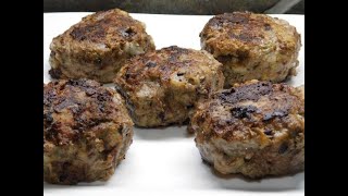 dads homemade rissoles recipe  rissole recipes  mince recipes  patty recipes  burger recipes [upl. by Dimmick846]