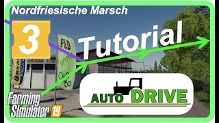 PC LS19 AutoDrive Tutorial 3 Felder ans Streckennetz anbinden [upl. by Aneekat]