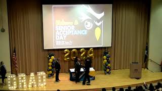 Senior Acceptance Day 930 Ceremony [upl. by Grimaud]