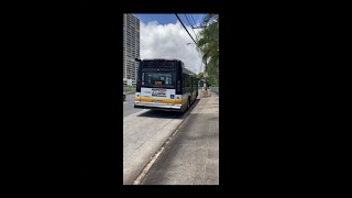 Thebus Honolulu Route 542 Kalauao Pearlridge Skyline Station Nova LFS Bus 222 Part 2 [upl. by Miran]