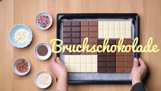 Last Minute Geschenkidee Bruchschokolade zum selber machen  DIY Chocolate [upl. by Manheim72]