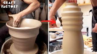 Satisfying And Skillful Pottery Crafts [upl. by Thissa]