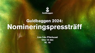 Nomineringarna för Guldbaggen 2024 presenteras [upl. by Devin]