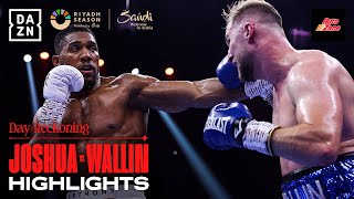 FIGHT HIGHLIGHTS  Anthony Joshua vs Otto Wallin [upl. by Jackie]