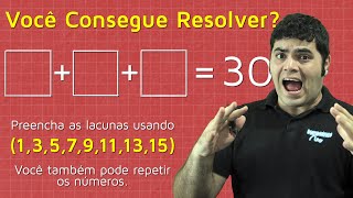 VOCÊ CONSEGUE RESOLVER ISSO  Solução Criativa  Matemática Rio [upl. by Bhayani]