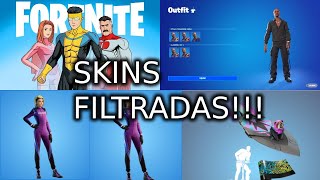 TODAS LAS NUEVAS SKINS FILTRADAS DE FORTNITE  ACTUALIZACION 2710 [upl. by Yaniv]