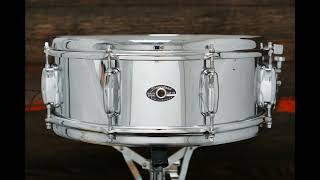 Slingerland 5x14quot Festival Model Chrome Snare Drum  1970s [upl. by Anny]