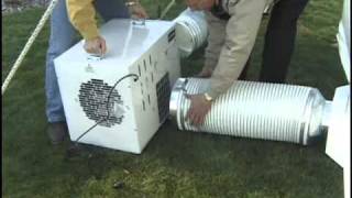 LB White Premier Tent Heater Setup Instructions [upl. by Ahsemal]