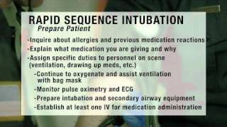 RSI  Rapid Sequence Induction [upl. by Ruosnam]