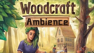 Woodcraft Board Game Ambience  Game Scenes with Acoustic Background Music and Sound Effects [upl. by Tahmosh]