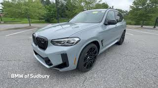 2022 BMW X3 M Competition LCI  Whats New  Video Walkaround Brooklyn Grey [upl. by Kipp]