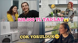 BEN GELDİM 🩷 120000 TL EV YENİLEME 🏠 BİTMEYEN KOŞTURMACA 🌸 vlog renovation alışveriş [upl. by Cato]