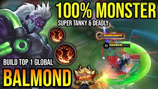 BALMOND BEST BUILD 2023  BUILD TOP 1 GLOBAL BALMOND GAMEPLAY  MOBILE LEGENDS✓ [upl. by Bloomer879]