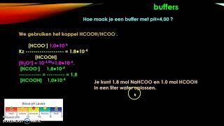 buffers zuren en basen vwo [upl. by Corliss]