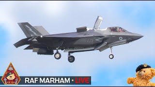 LIVE STEALTH ACTION F35 LIGHTNING 617 DAMBUSTERS 207 SQN amp RN 809 NAS • RAF MARHAM 180924 [upl. by Acinoryt239]