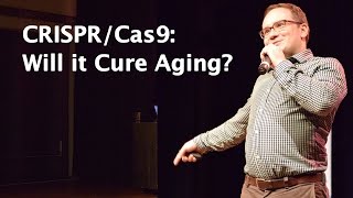 CRISPR Cas9 Will it Cure Aging — Talk by Oliver Medvedik at DNA Conference [upl. by Nivrad]