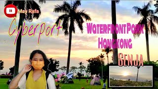 Cyberport  Waterfront Park Hongkong Tamasya LuarNegri HariMinggu Liburan [upl. by Demona]