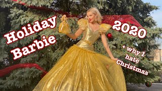 I Turned Myself Into Holiday Barbie 2020 [upl. by Abagail379]