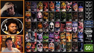 Lets Players Reaction To Trying 5020 Mode For The First Time  Fnaf Ultimate Custom Night [upl. by Addie858]