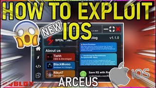 NEW 2024 HOW TO EXPLOIT ON ROBLOX IOS EXECUTOR Scripts amp EASY TUTORIAL iPad amp iPhone ARCEUS IOS [upl. by Aloiv]