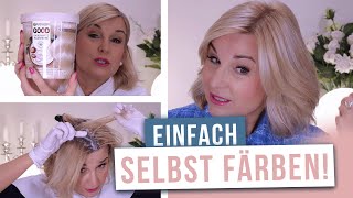 Richtig Haare färben  einfach und schnell  Garnier GOOD Tutorial [upl. by Ariom]