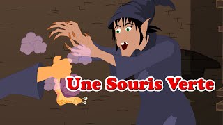 Une Souris Verte  Comptines françaises  French nursery rhymes [upl. by Qulllon128]