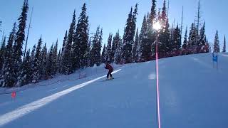 BCAS Camp Sun Peaks Racers GS Course Run 3 January 13 2024 [upl. by Emelda470]