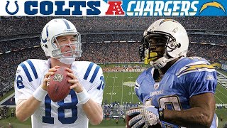 Manning amp Sproles Wild Duel Colts vs Chargers 2008 AFC Wild Card  NFL Vault Highlights [upl. by Lohman]