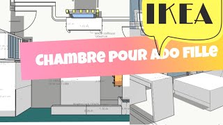 Une chambre ado fille Ikea  Découvrez ces 3 options à voir [upl. by Htrag]