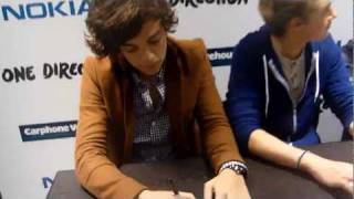 Meeting One Direction  Carphone Warehouse phone Launch  12th October 2011 [upl. by Deaner816]