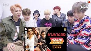 bts reaction to Kukkad song l bts reaction to bollywood song l [upl. by Gersham]