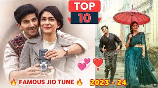 Top 10 best jio tune 2023 🔥  Trending caller tune 2023 in jio  Best jio tune  Romantic songs 💞 [upl. by Pincus598]