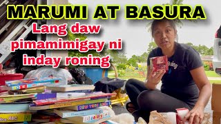 Dumpster Diving Marumi at Basura lang daw ito pinamimigay ko sa mga tao  Inday Roning [upl. by Atsirak]