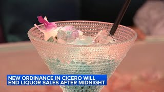 Cicero plans to ban aftermidnight liquor sales at bars restaurants and stores [upl. by Craggy]