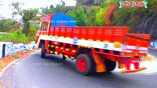 Kolli Hills Driving Simulator Lorry Dangerous Turning on Bend Road Hairpin Bend Driving Namakkal [upl. by Duggan]