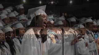 Star Spangled Banner  Waipahu High School Graduation Class of 2018 Kaesha Yanes [upl. by Rekyr514]