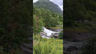 Hellesylt  Waterfalls  Just of the Cruise Ship [upl. by Winterbottom]